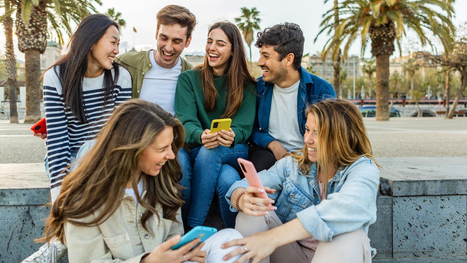 Un grupo de jóvenes.