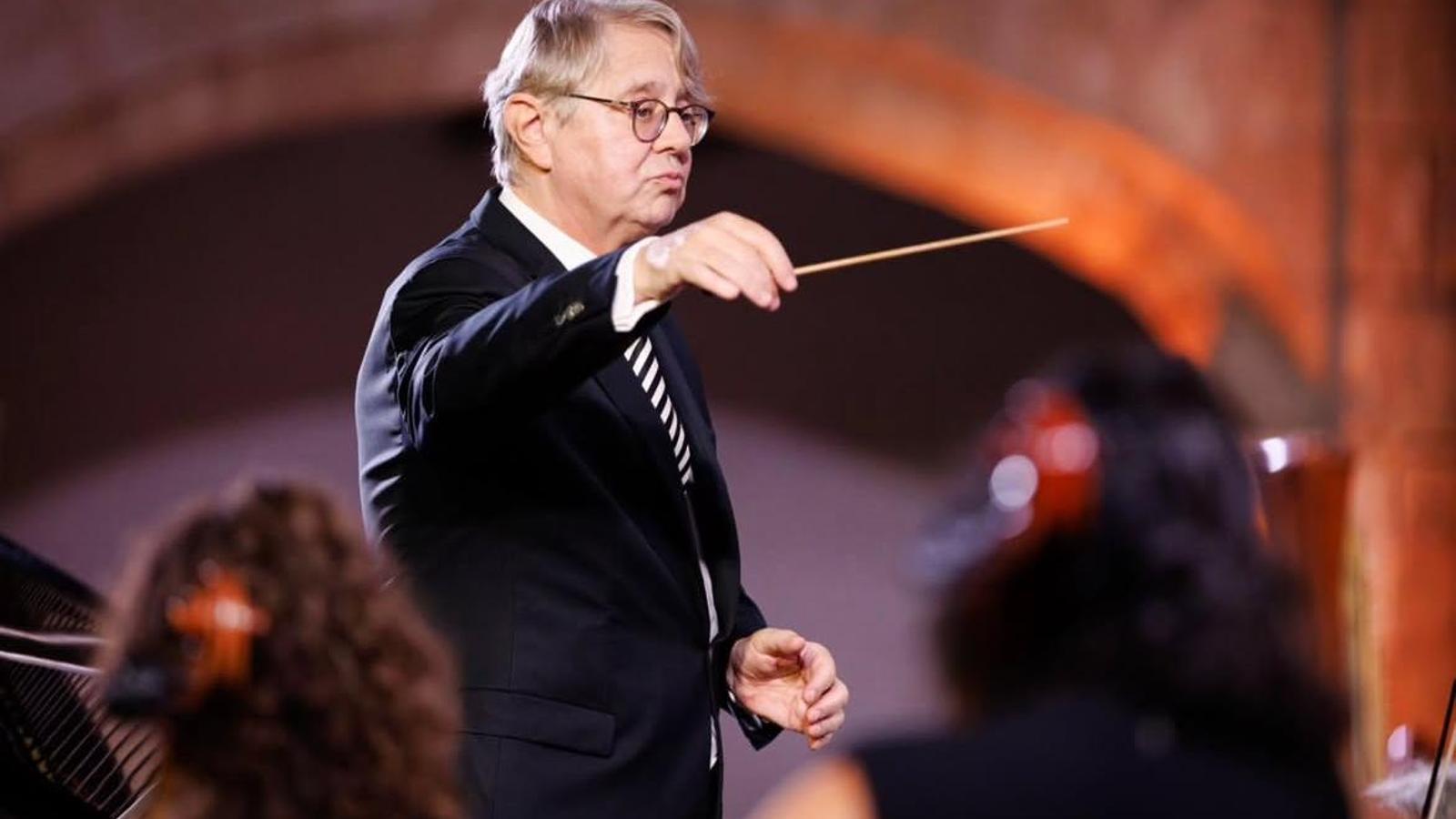 Víctor Pablo Pérez en la clausura del Festival de Pollença.