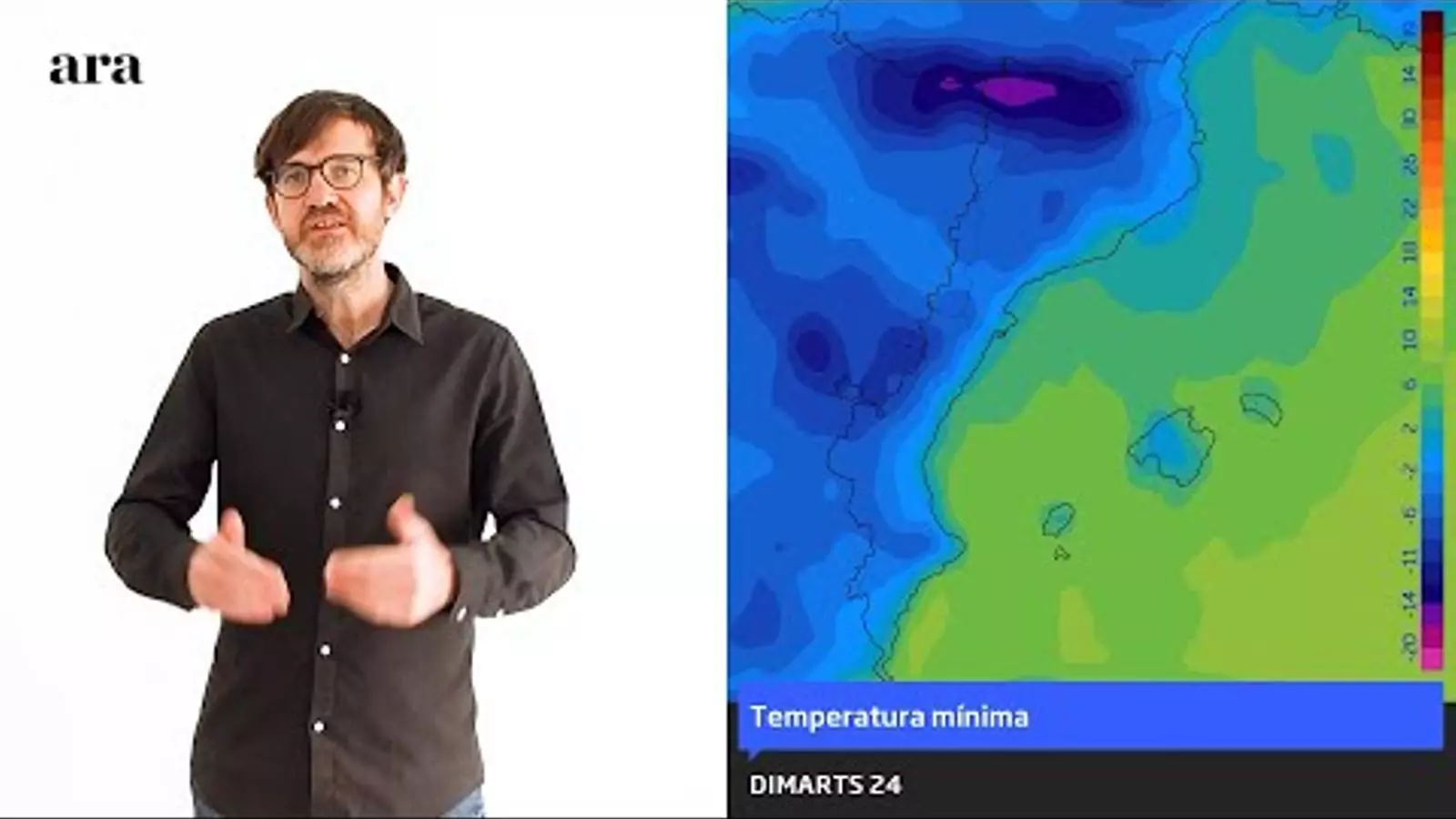 La méteo: la neu s'aproparà a la costa aquest dimarts