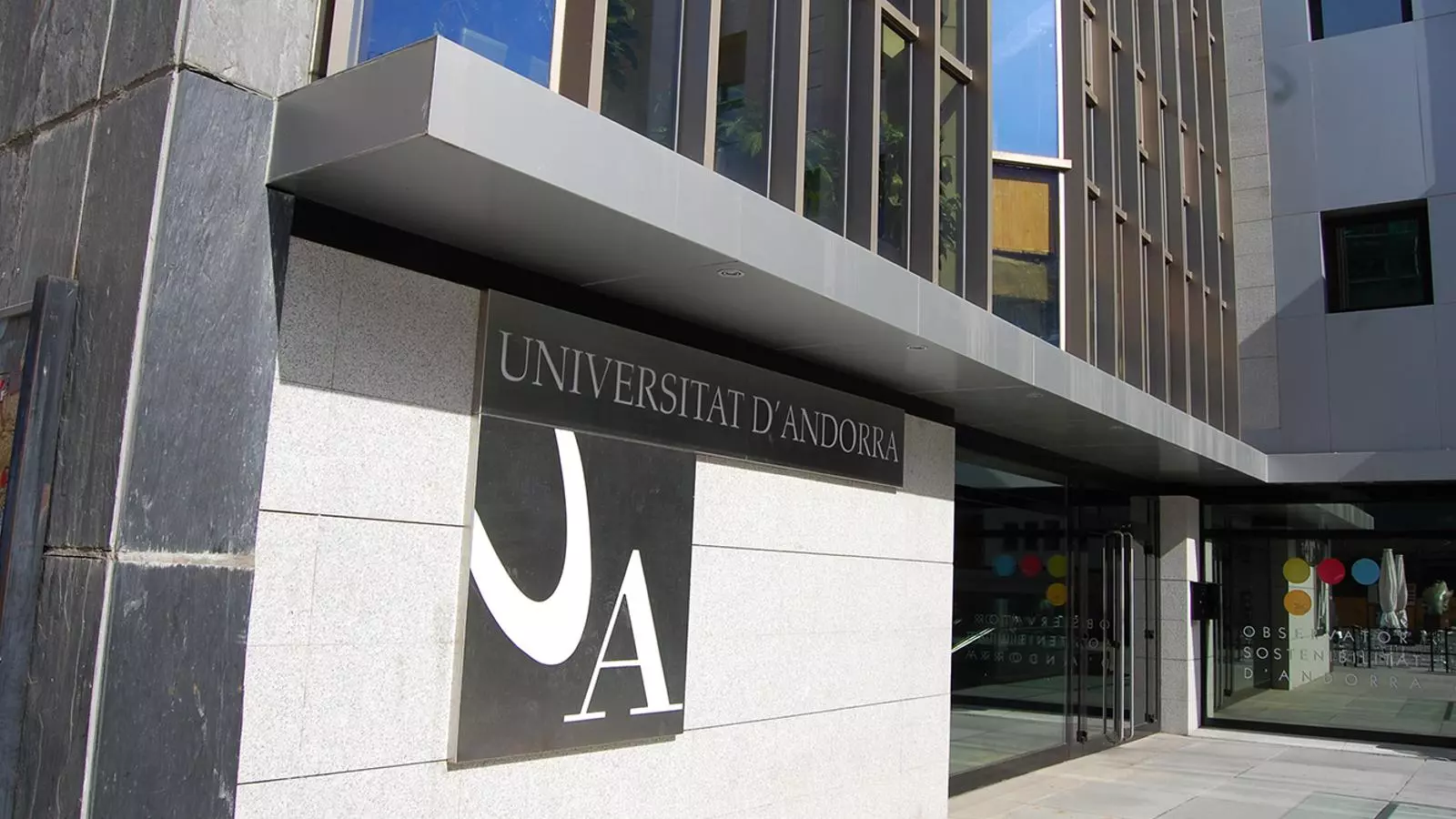 Façana de l'edifici de la Universitat d'Andorra. / ARXIU ANA