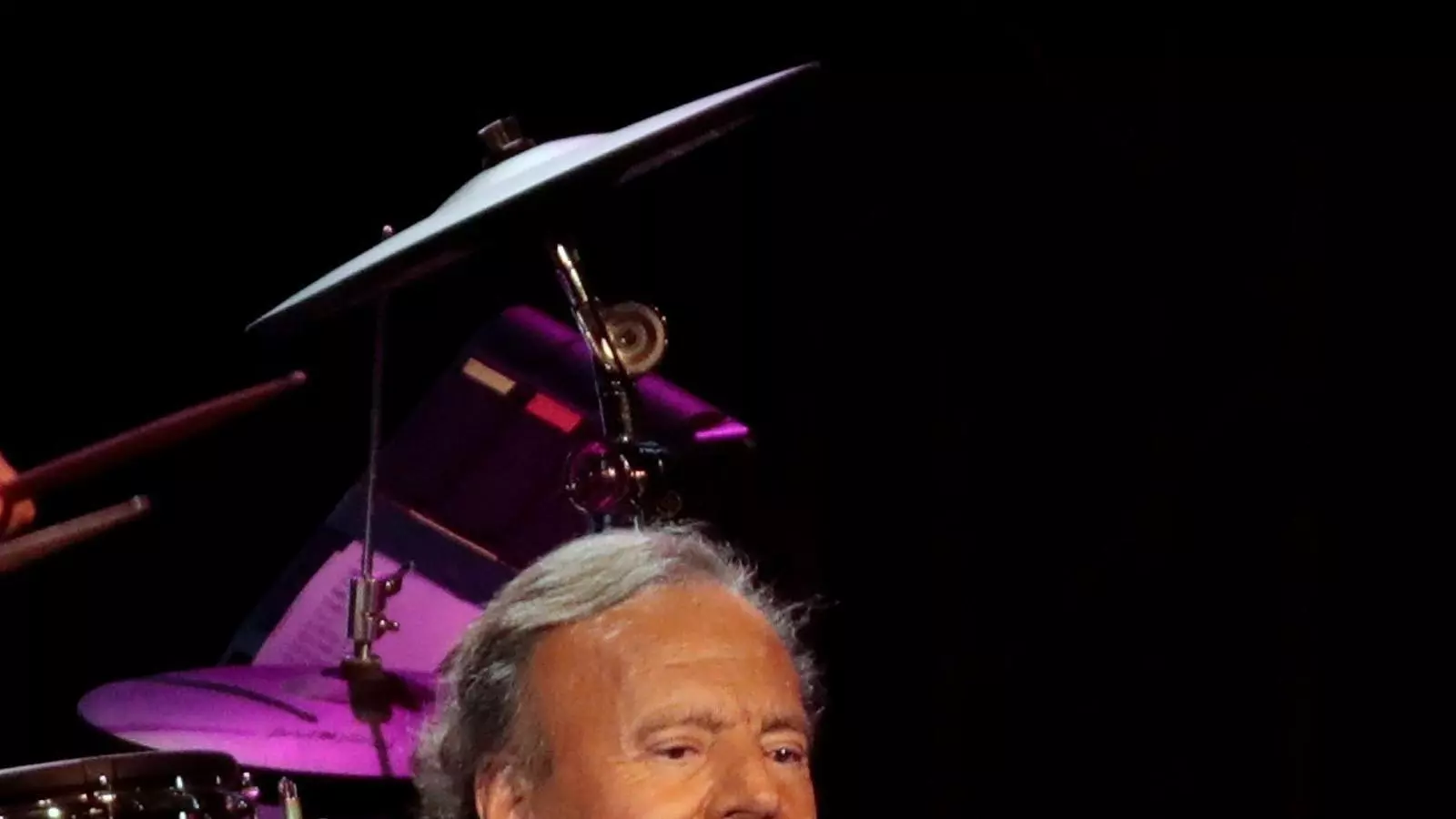 Julio Iglesias durant el seu recent concert a Moscou.