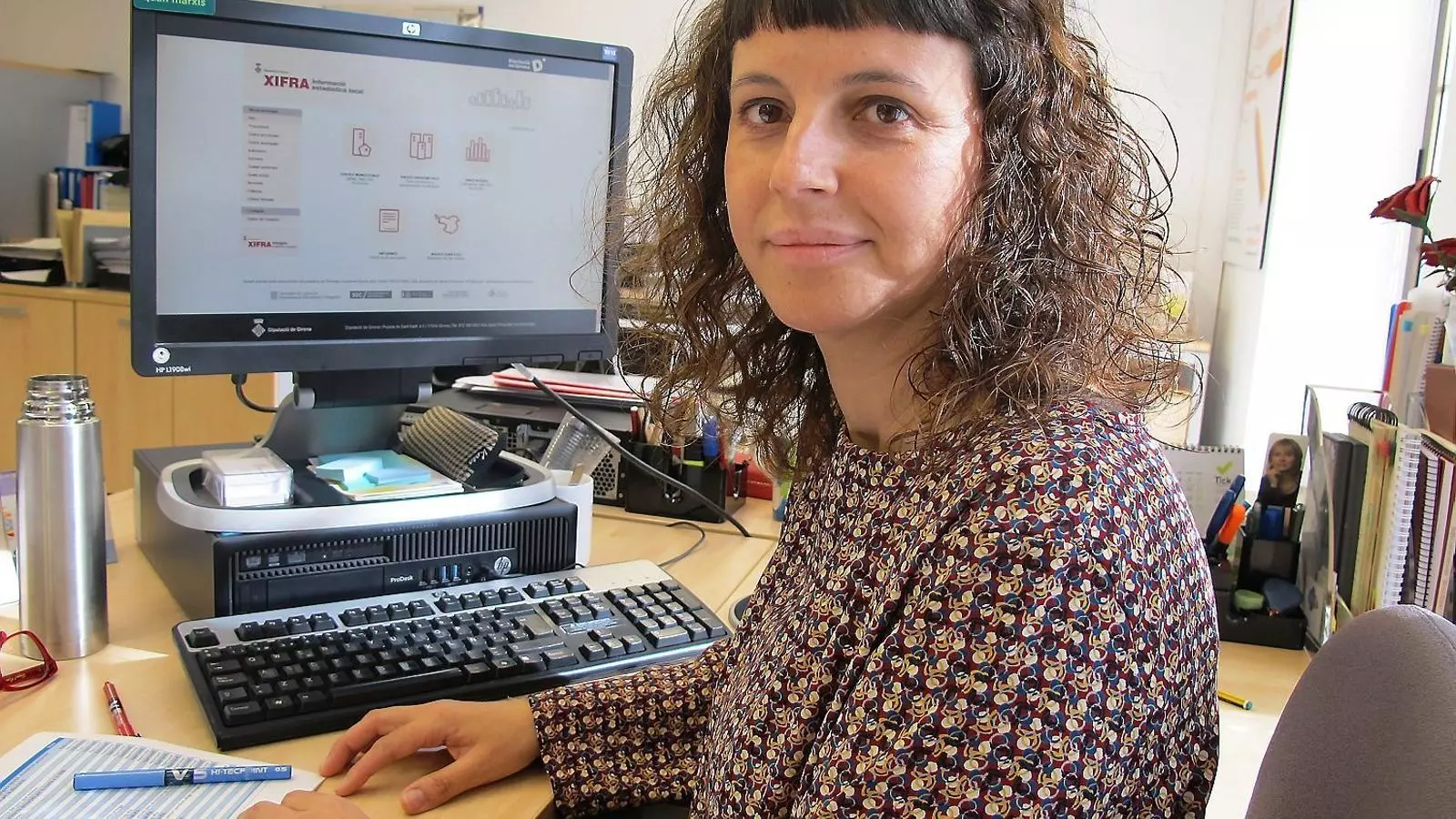 Gemma Peix és la responsable tècnica del portal Xifra de la Diputació de Girona.