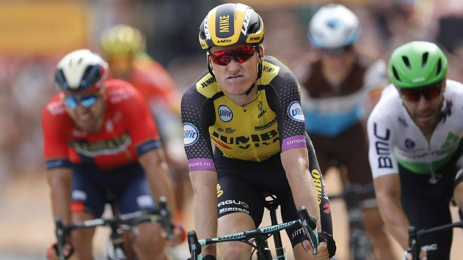 Mike Teunissen, primer líder del Tour 2019