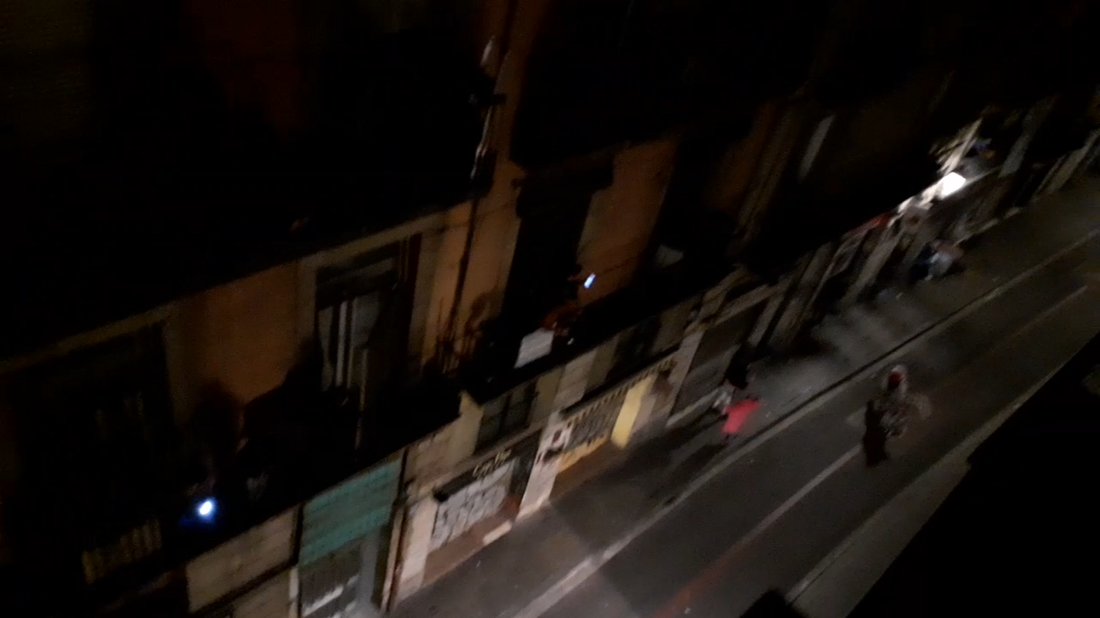 Protesta des veïns del carrer Sant Antoni Abat