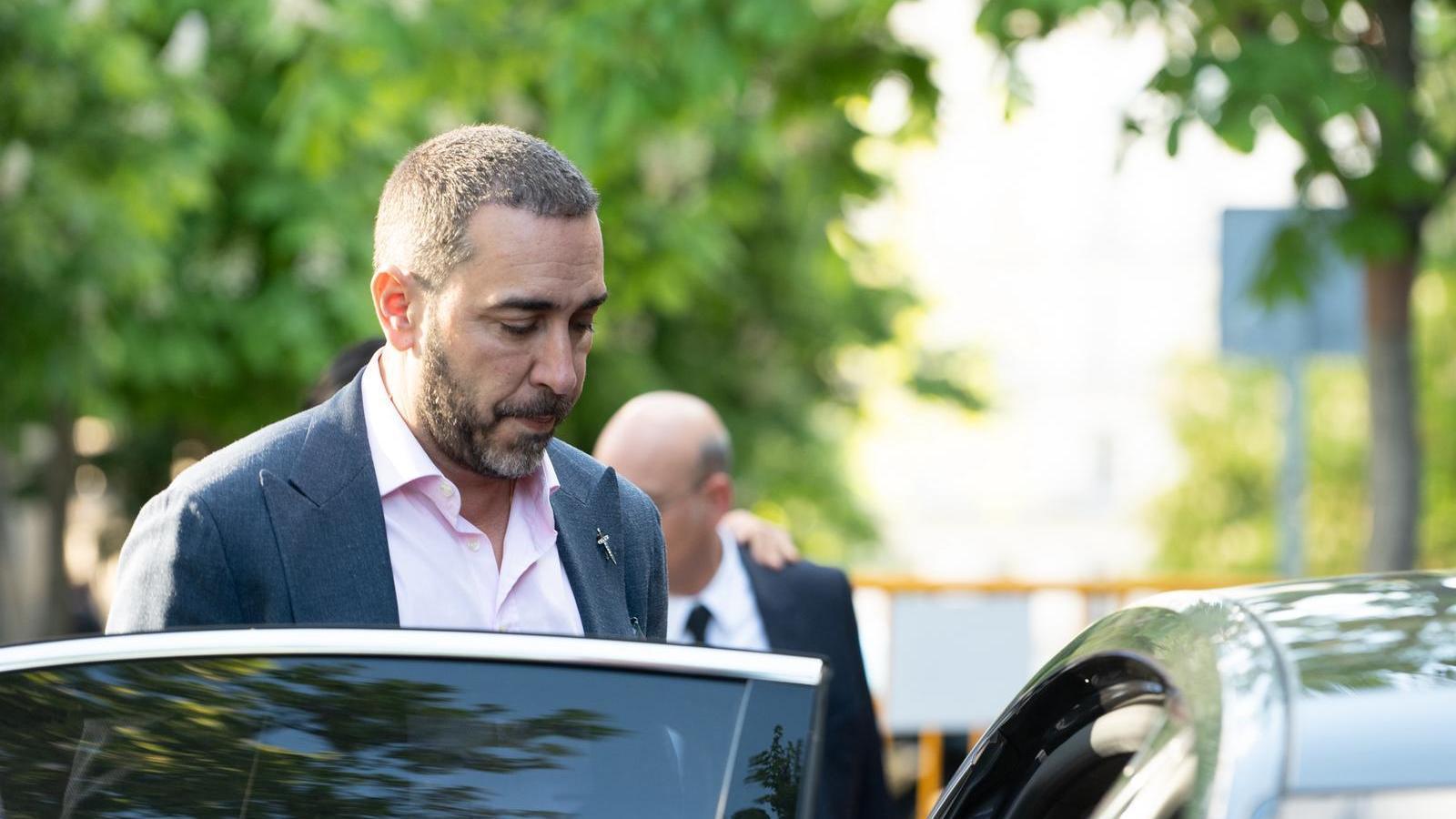 Víctor d'Aldama, a la sortida del Tribunal Suprem.