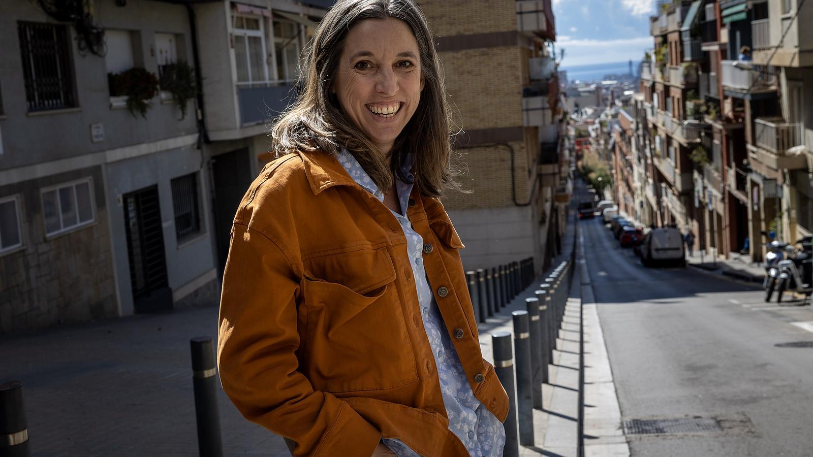 The writer and journalist Llucia Ramis photographed at Putxet
