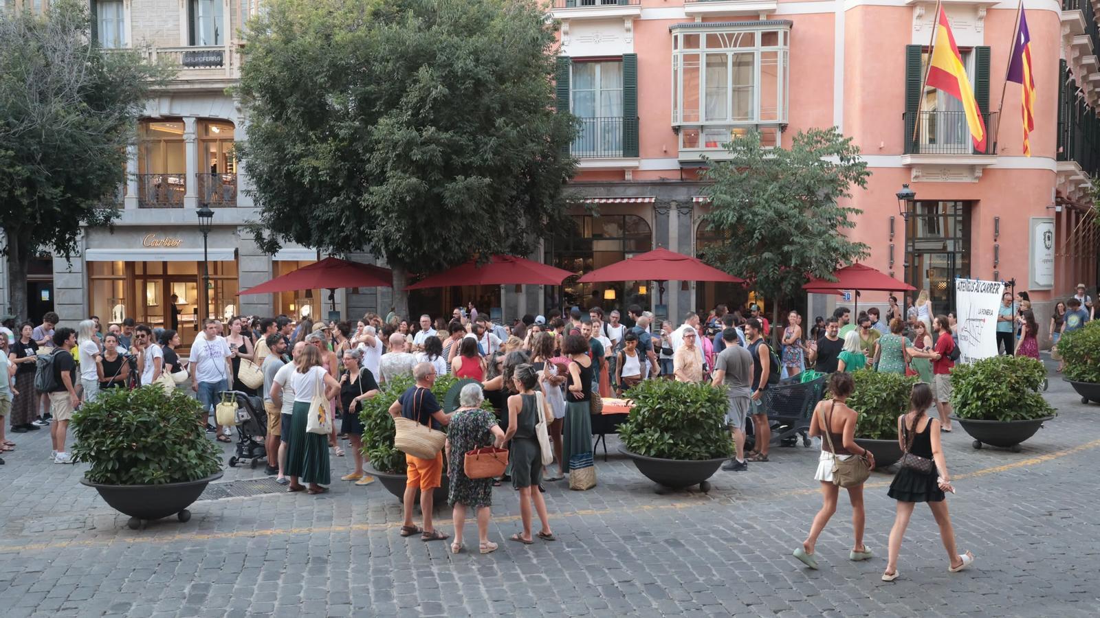 Concentration in the square of Cort.