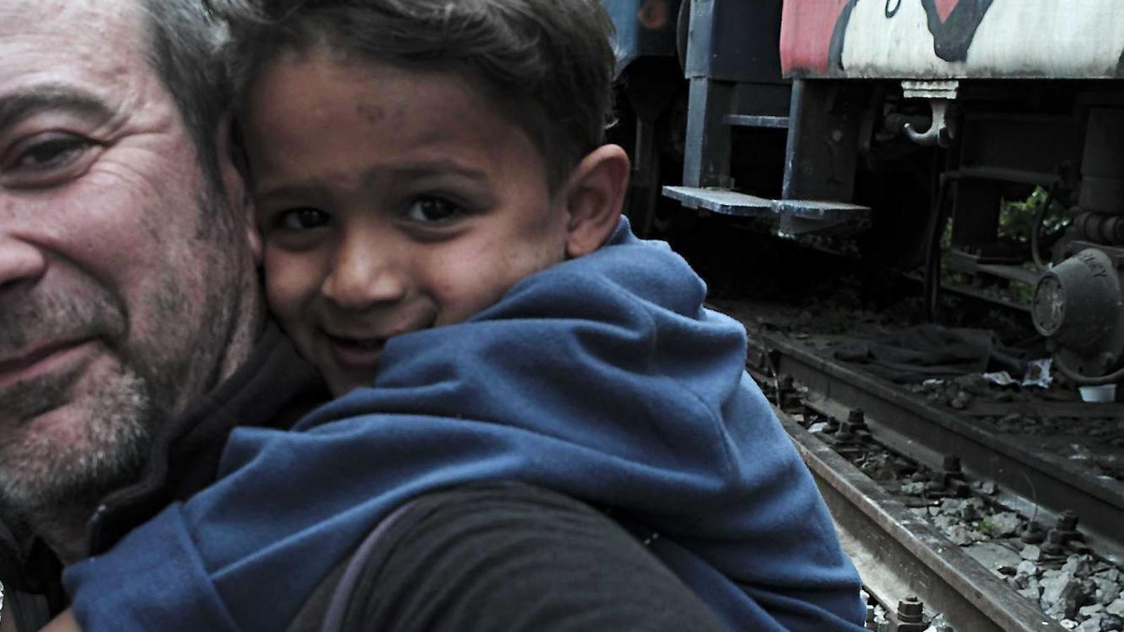 El Mahmud es uno de los muchos niños atrapados en el campo de refugiados de Idomeni.