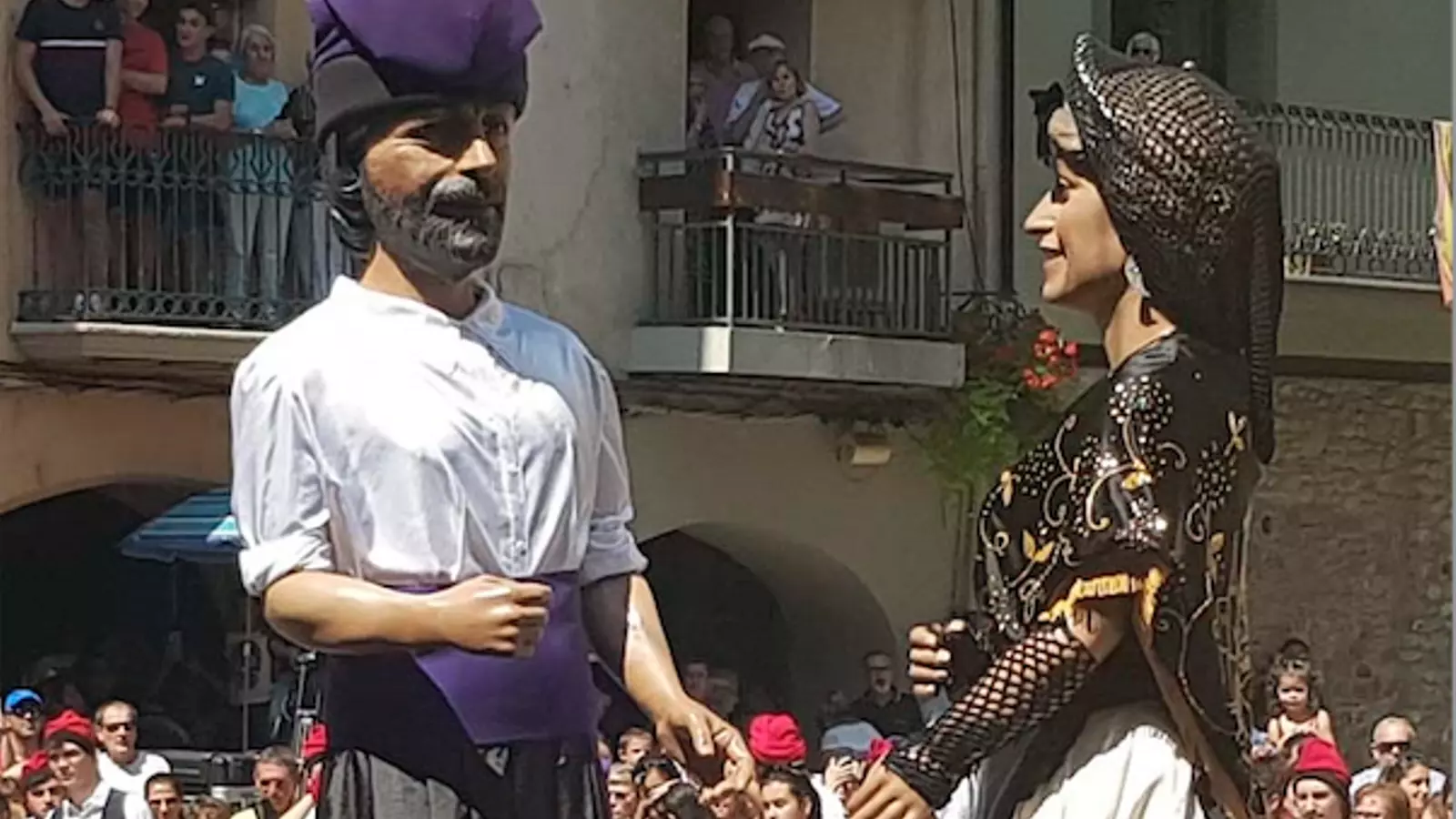 Gegants al ball Cerdà