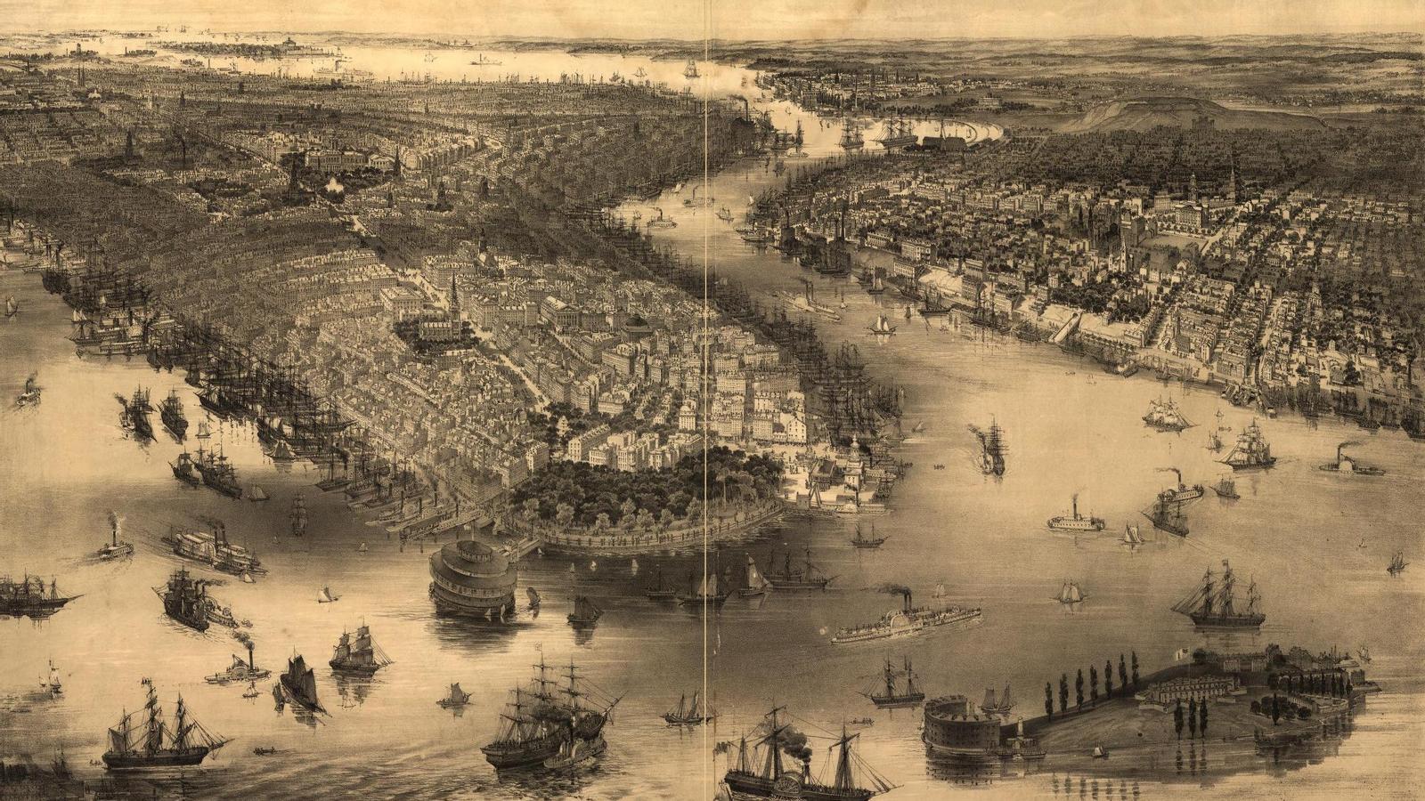 The city of Saint Louis / sketched and drawn on stone by Parsons and Atwater. 1874