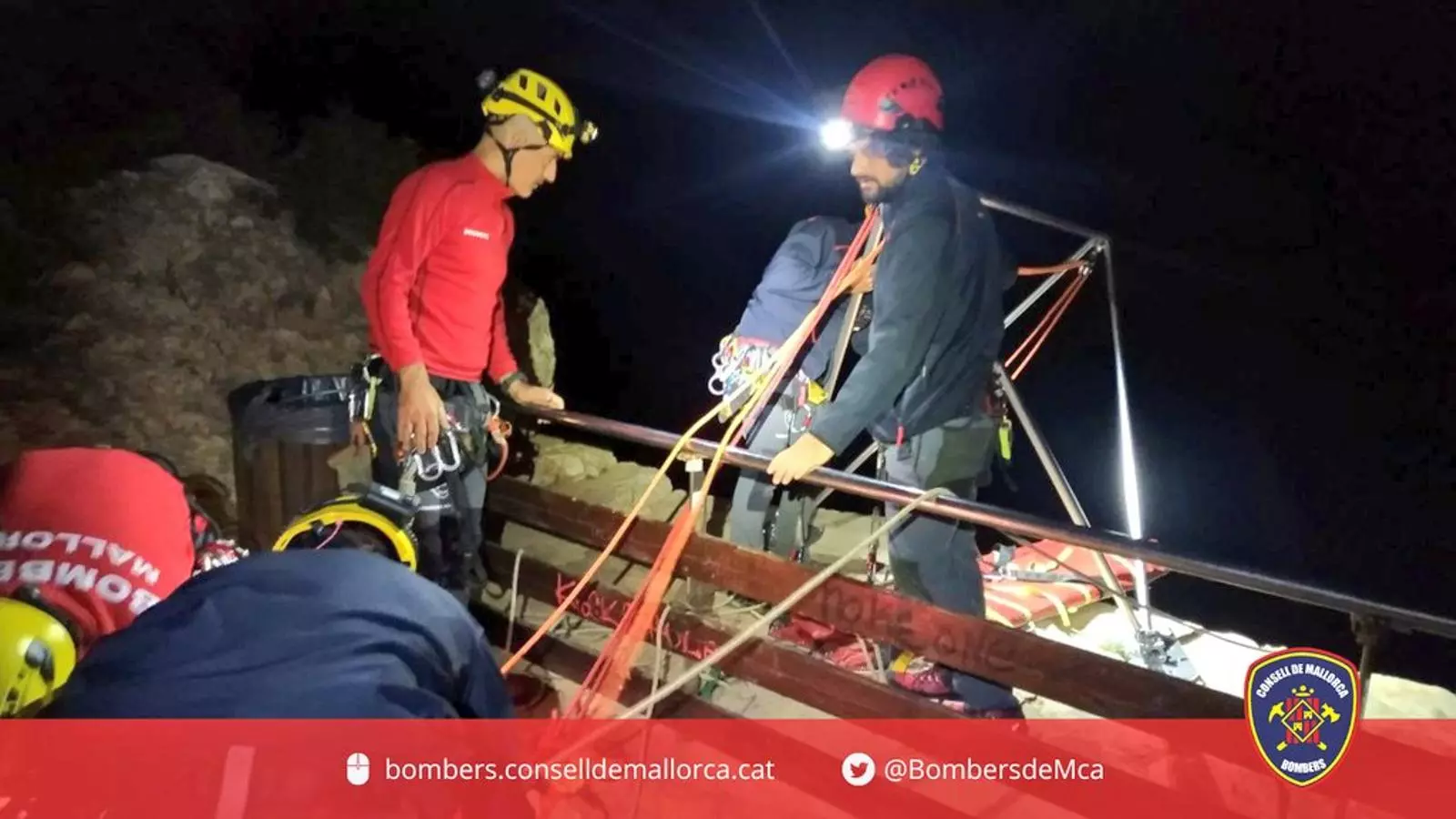 Actuació dels Bombers de Mallorca al Pontàs de Santanyí