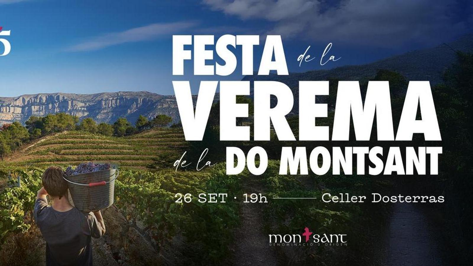 Poster of the Harvest Festival of the DO Montsant.