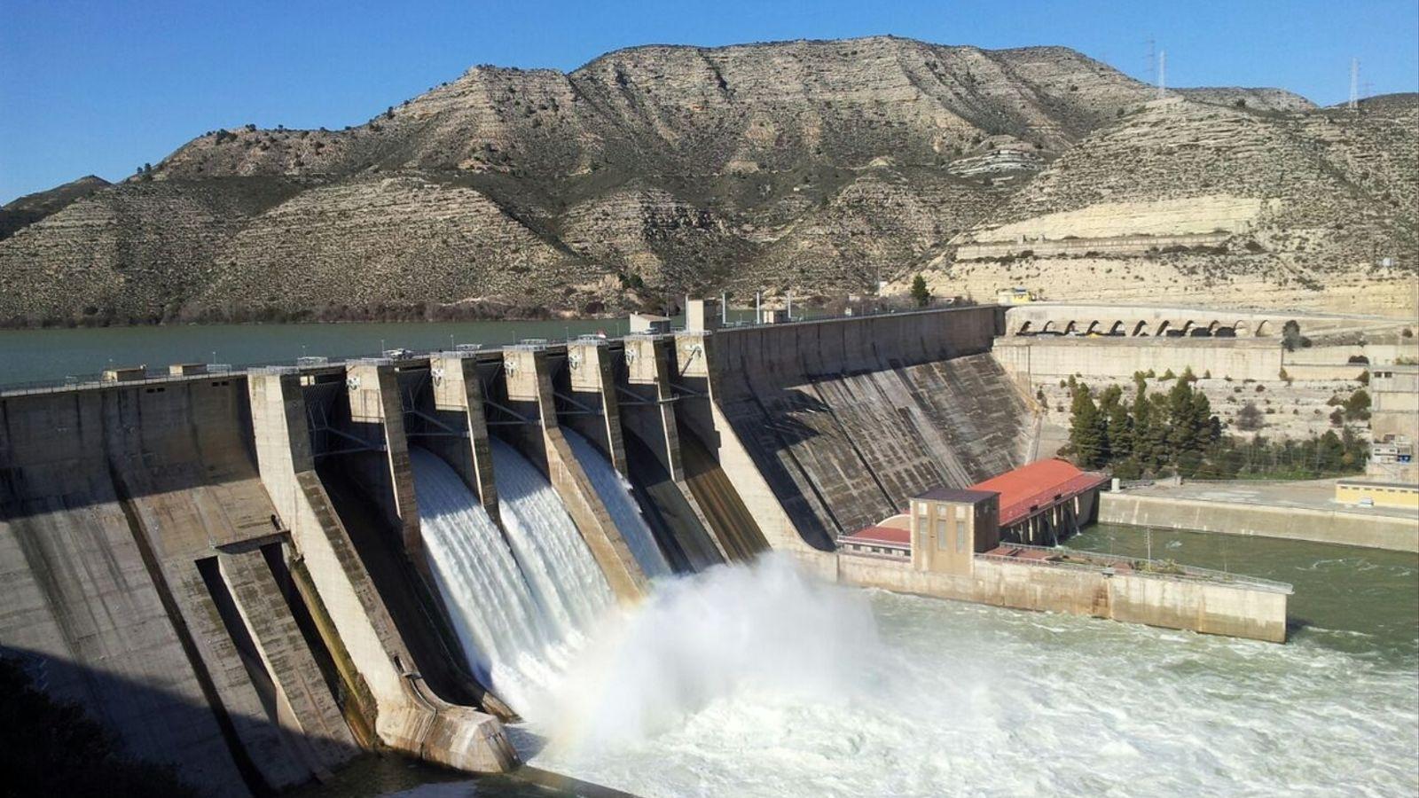 Imagen del embalse de Mequinensa