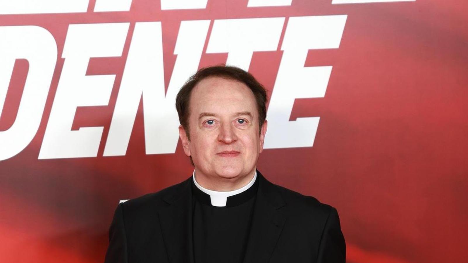 Father Apeles during the premiere of the film Torrente President, the sixth installment of Santiago Segura's saga, in an archive image from March 2026.
