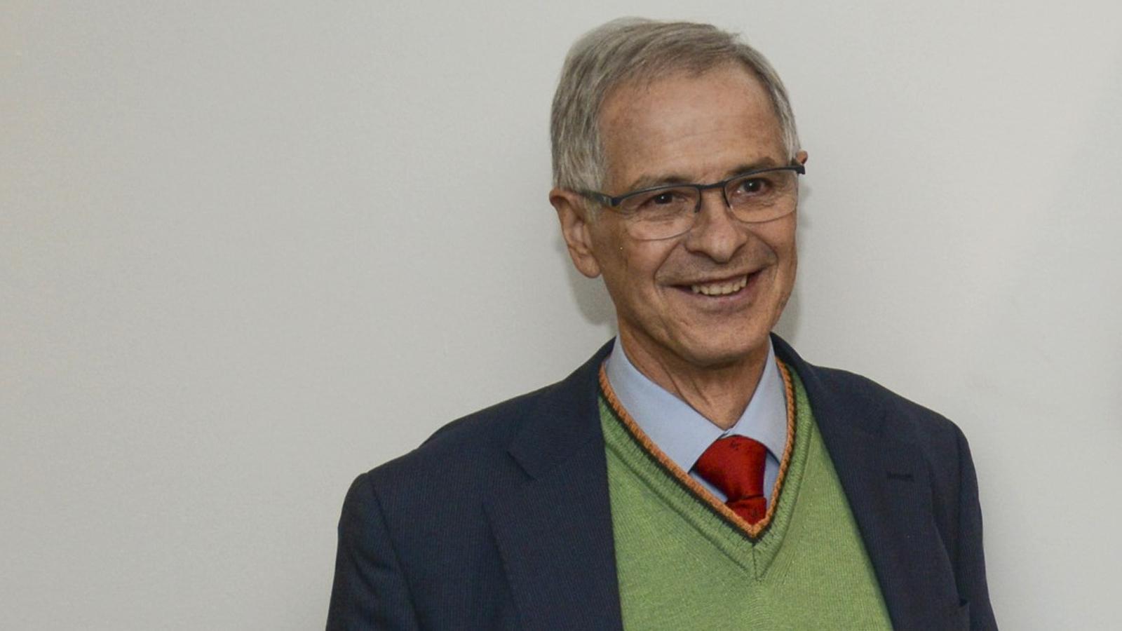 The former rector of the University of Lleida, Joan Viñas, in an archive image