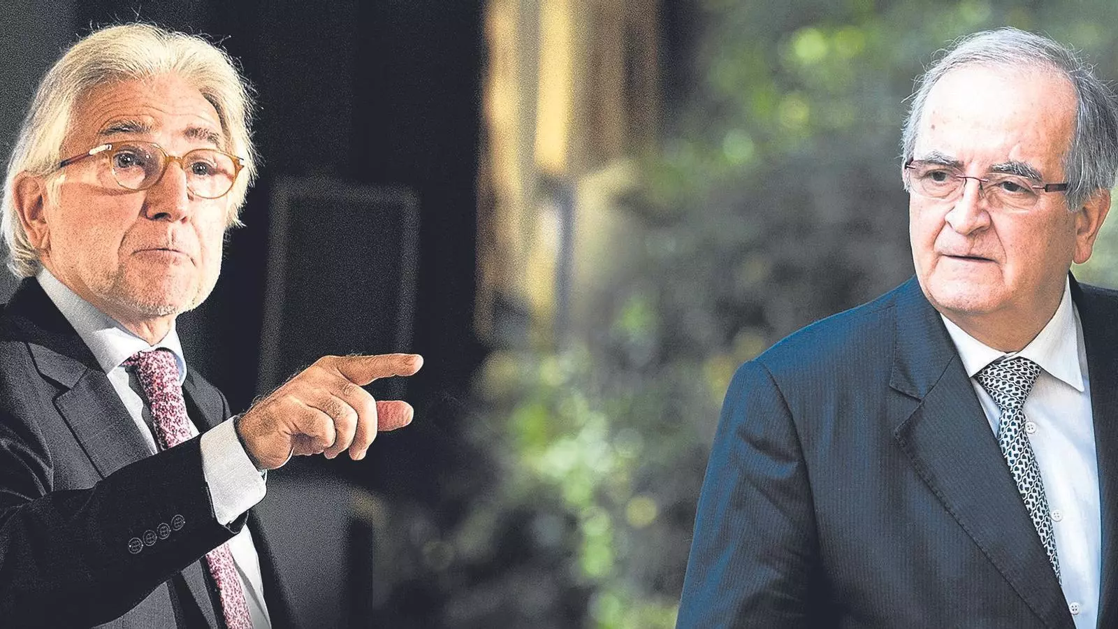 Josep Sánchez Llibre, president de Foment, i Josep González, president de Pimec.