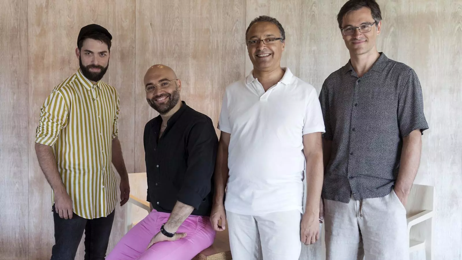Rafael R. Villalobos, Xavier Sabata, Fausto Nardi i Dani Espasa.