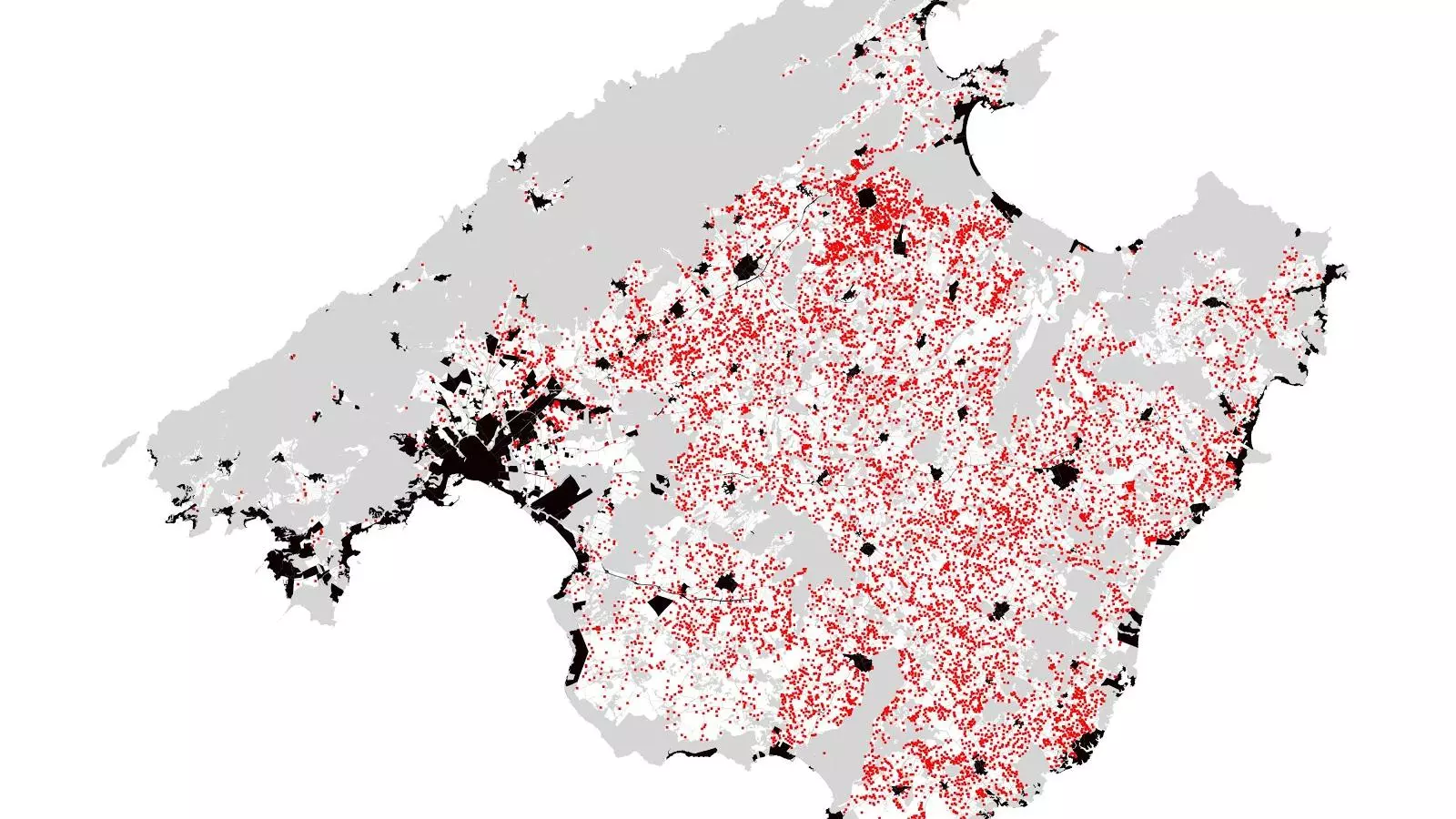 Habitatges edificables en sòl rústic a Mallorca.
