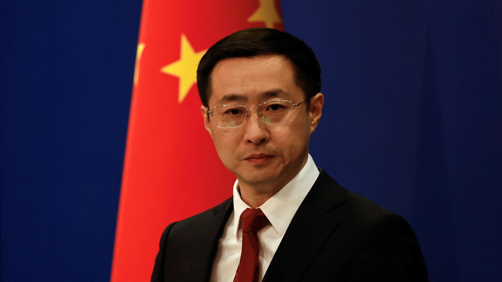 Lin Jian, portavoz del ministerio de asuntos exteriores chino.