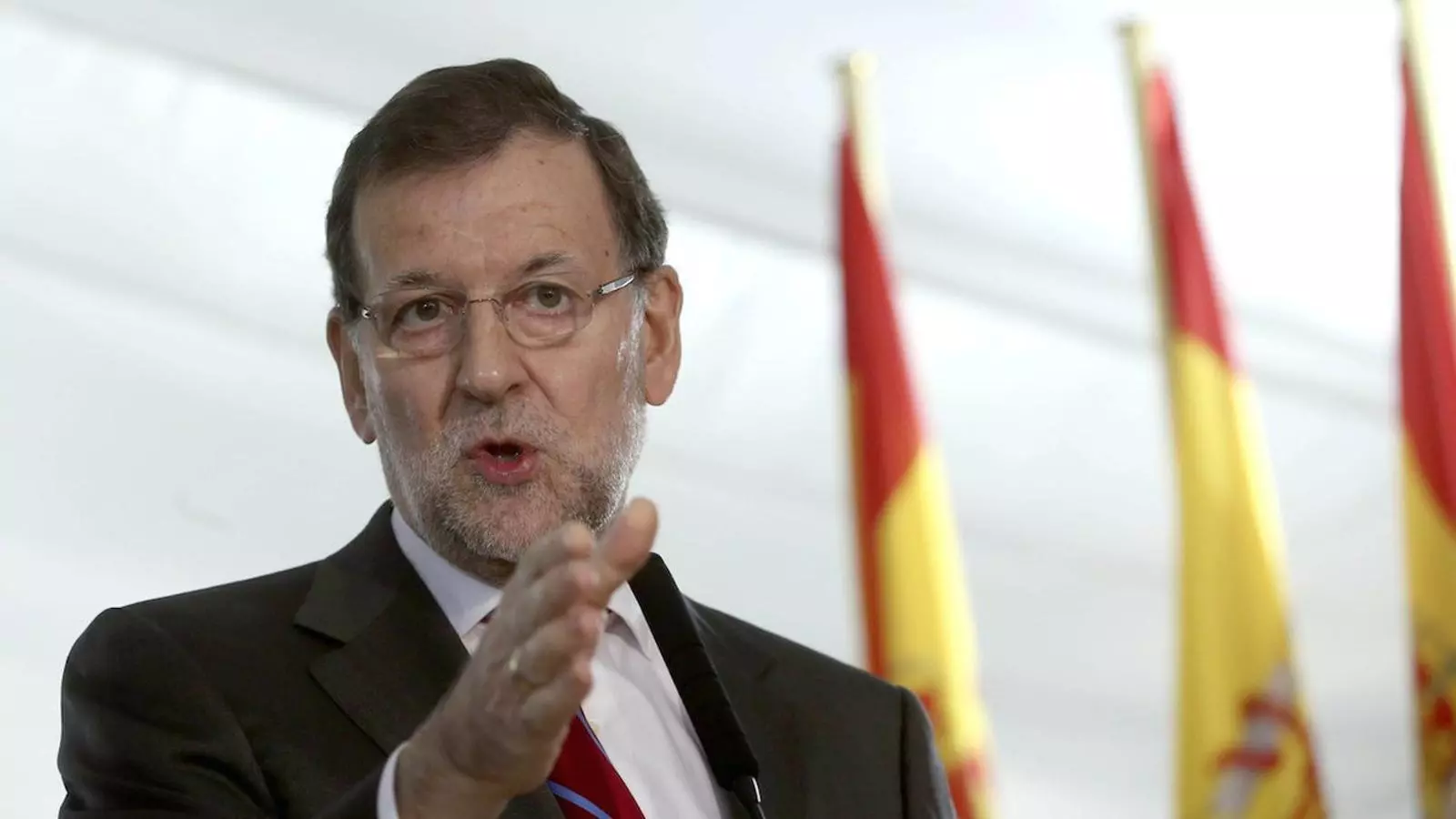 El president espanyol, Mariano Rajoy, avui, en l'acte de celebració al Congrés del dia de la Constitució /EFE