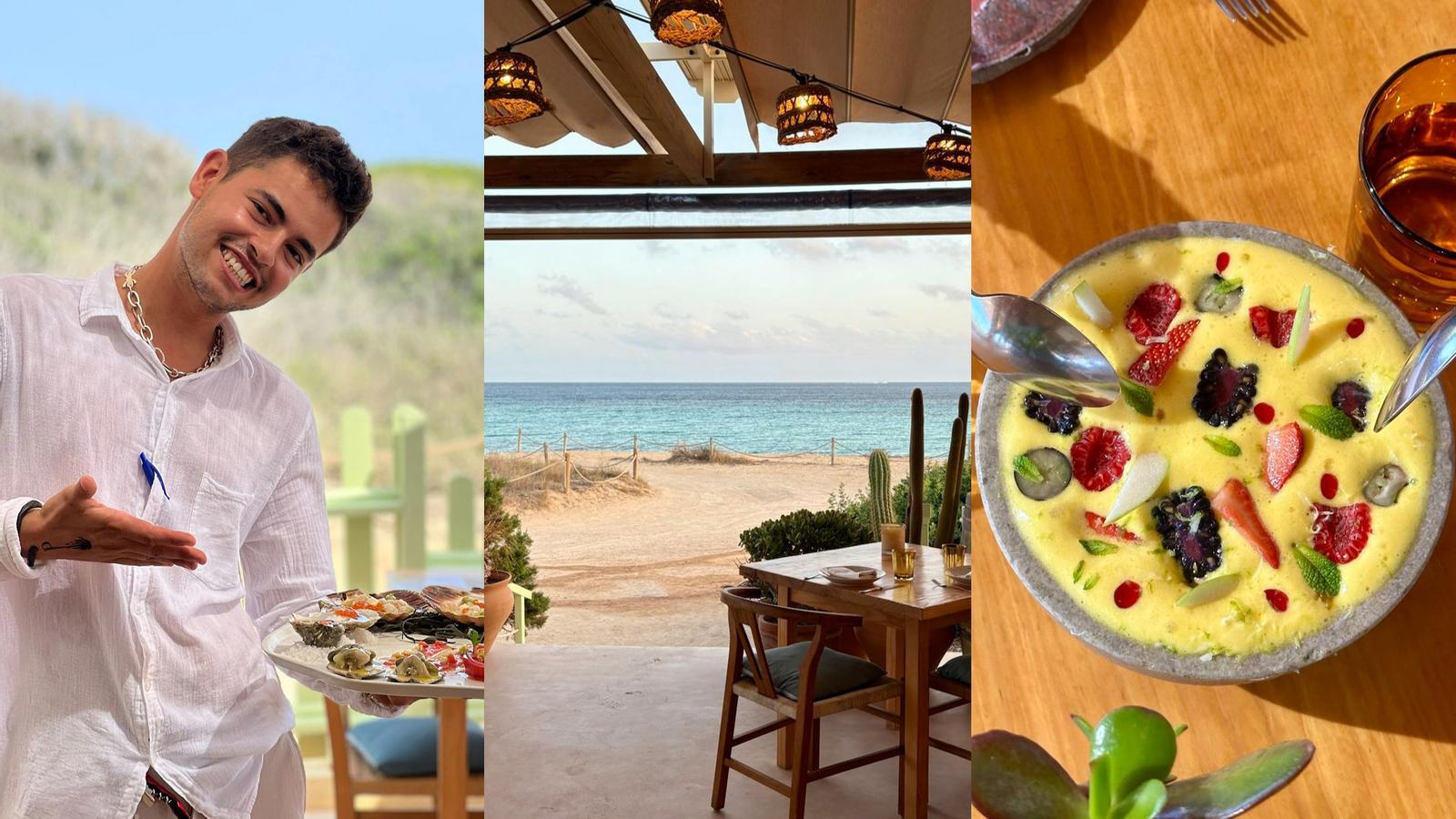 Eudald Jubany, the views from Es Còdol Foradat and refreshing desserts served at the restaurant.
