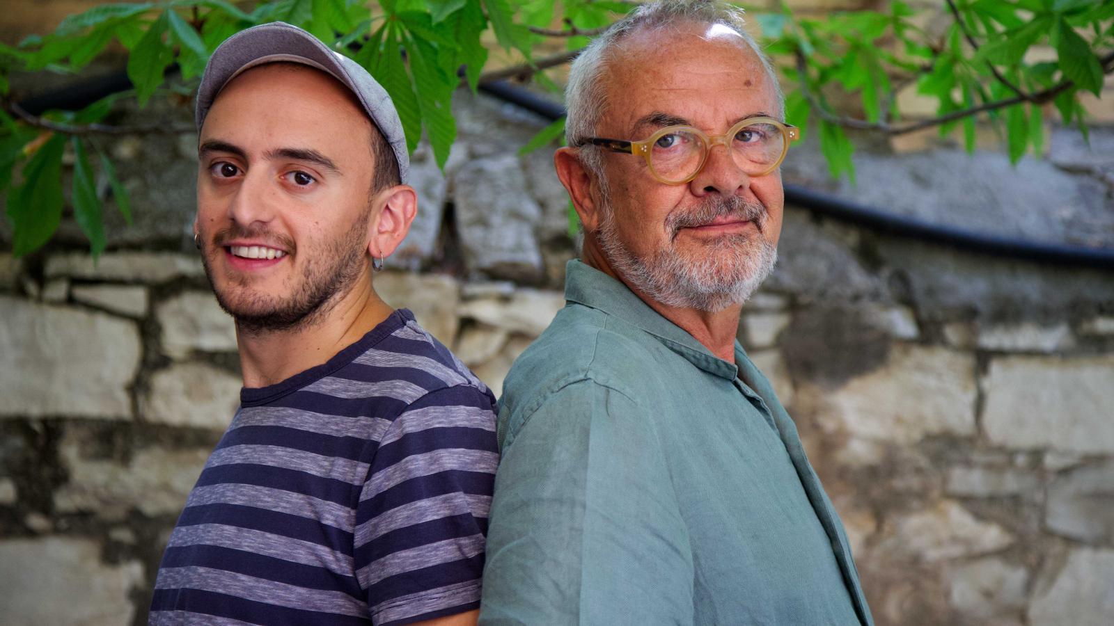 Llorenç Corbella i Burgués, alias 'Passerell', and his father Llorenç Corbella i Sambola.