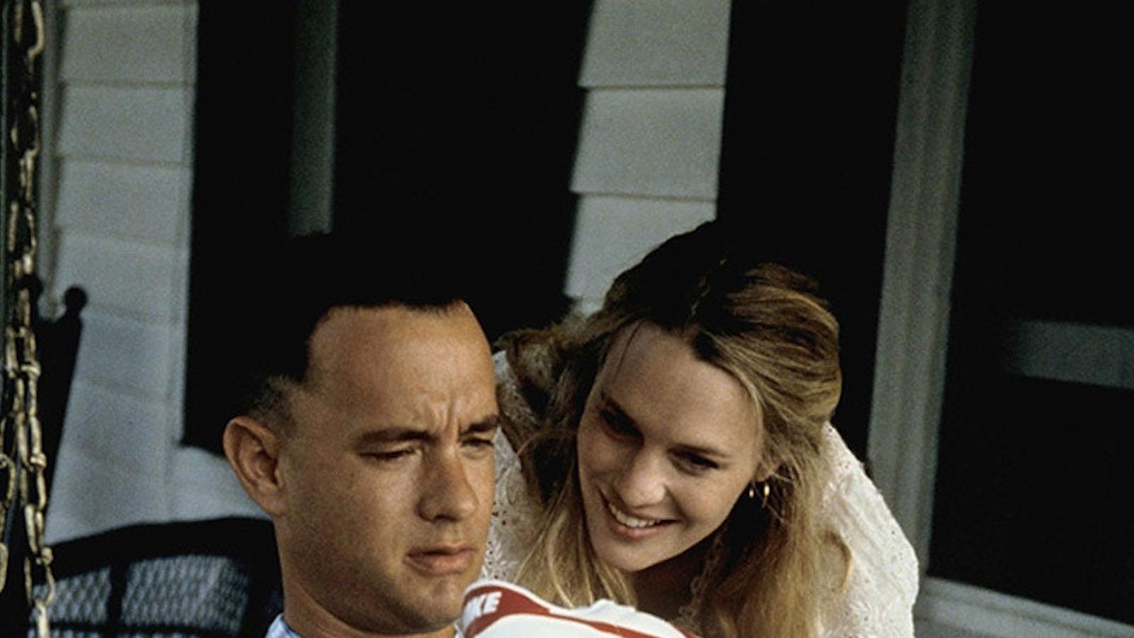 Forrest Gump amb un model Nike Cortez