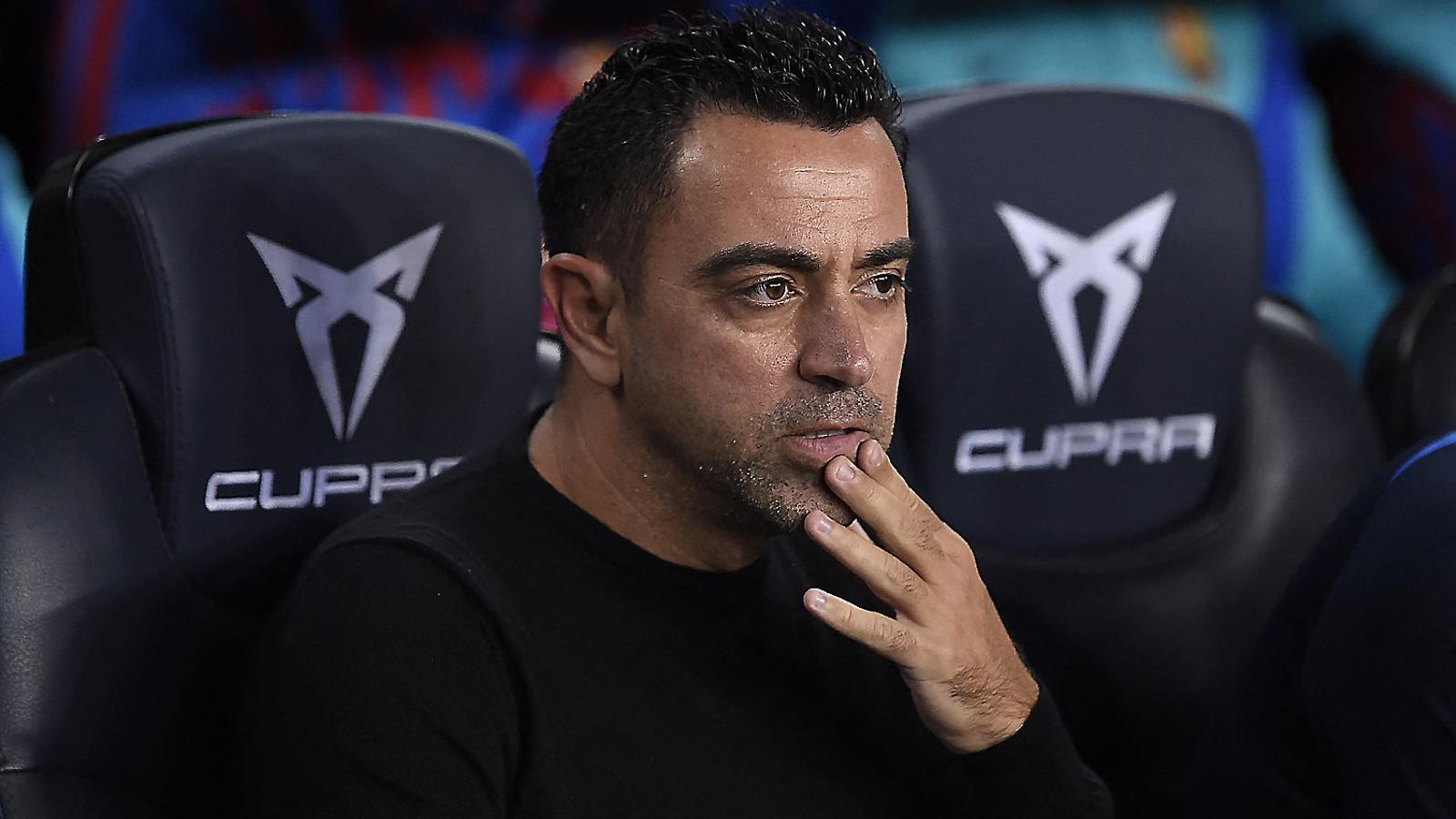 Xavi Hernández no ho va acabar de veure clar contra el Celta.