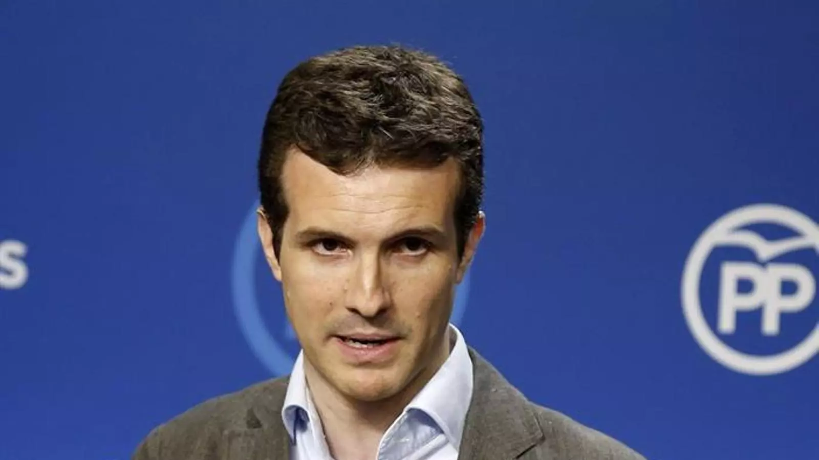 El vicesecretari de Comunicació del PP, Pablo Casado, durant la roda de premsa posterior a l'executiva del partit / EFE