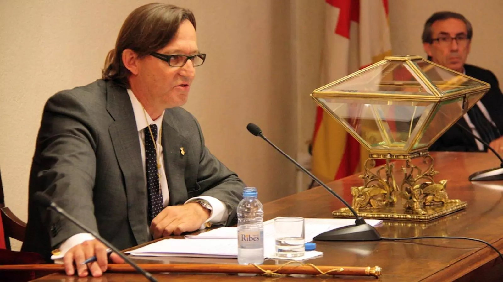 Josep Maria Vila d'Abadal, alcalde de Vic
