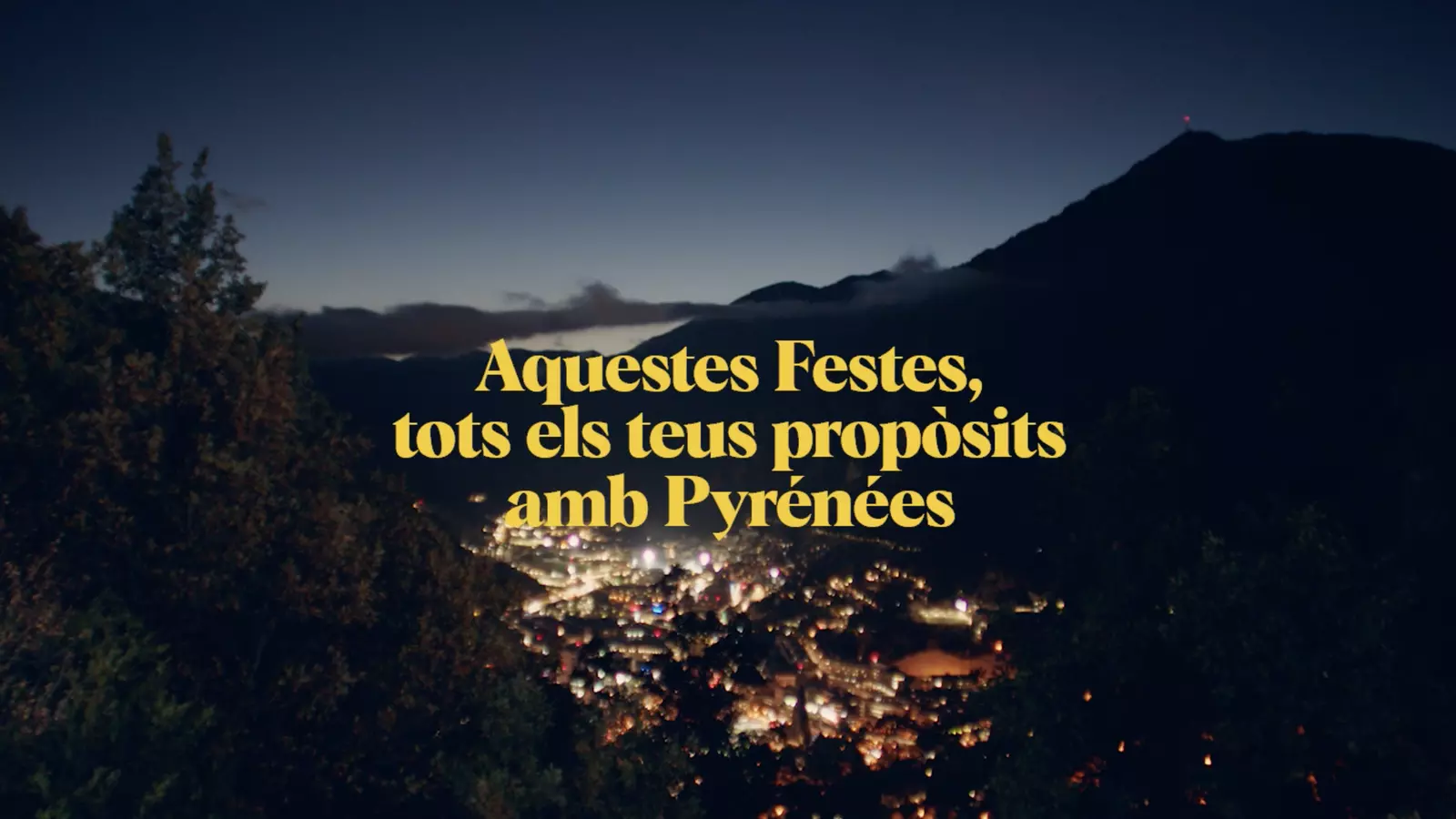 Captura de l'anunci de Nadal de Pyrénées