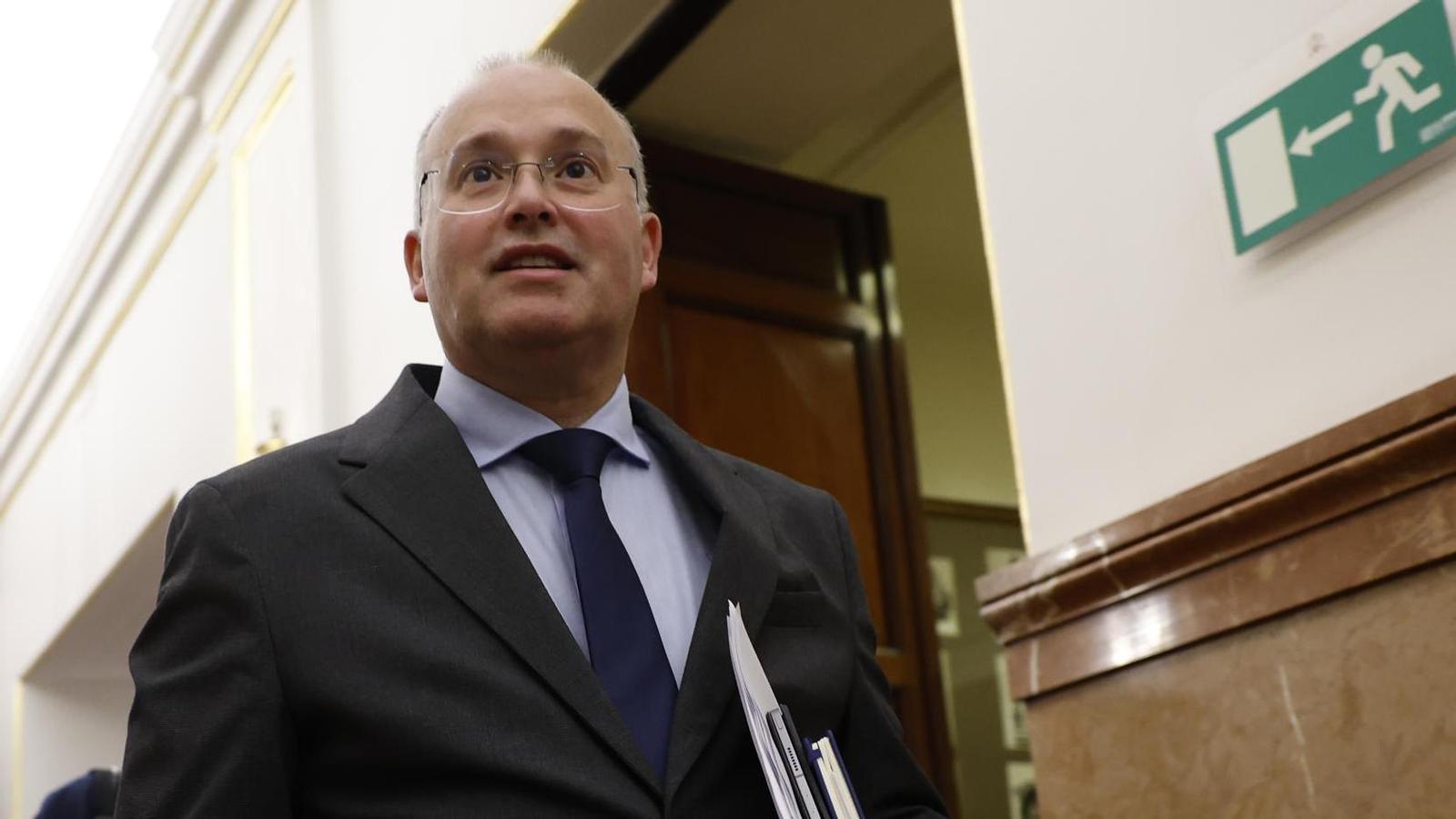 Miguel Tellado in the Congress of Deputies.