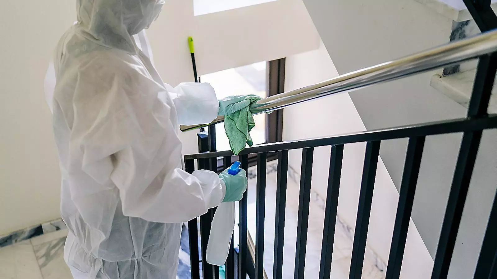 Virus is more airborne than surface-borne