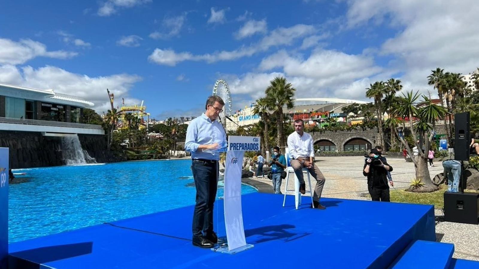 Alberto Núñez Feijóo aquest dissabte a Tenerife