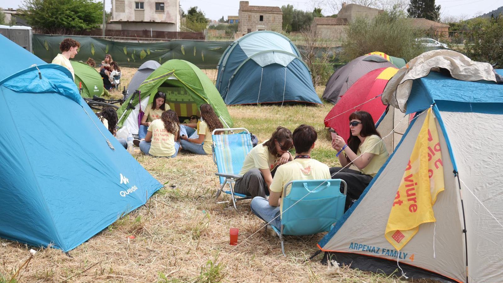 The Acampallengua 2026 campsite