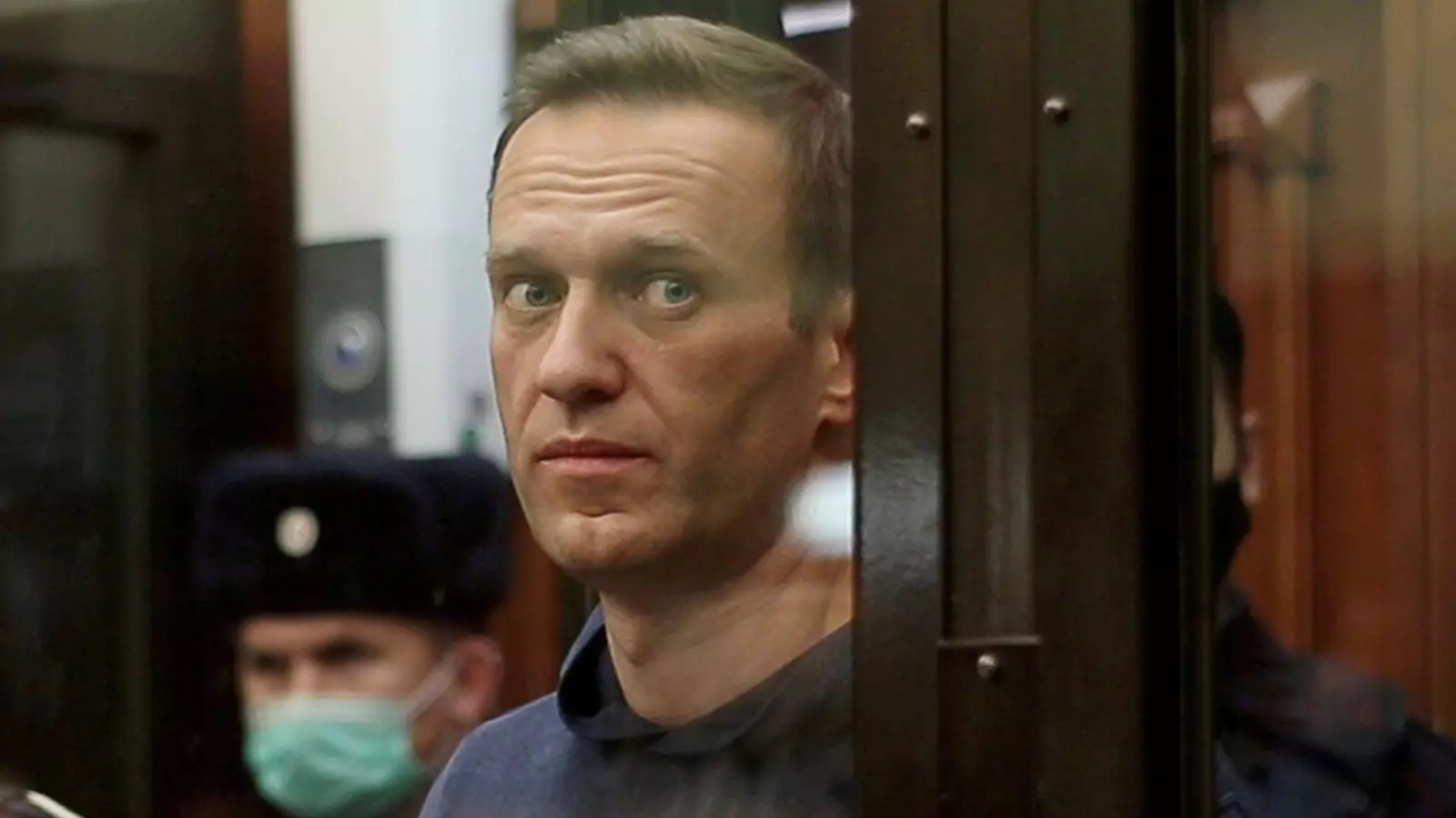 El líder opositor rus Alexei Navalni, durant el judici contra ell celebrat el 2 de febrer