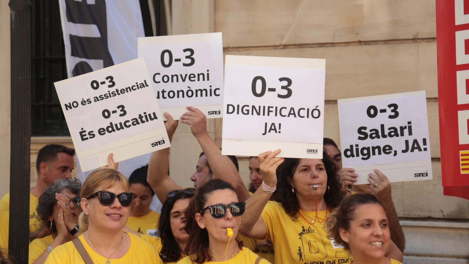 Ein Moment des Protests.