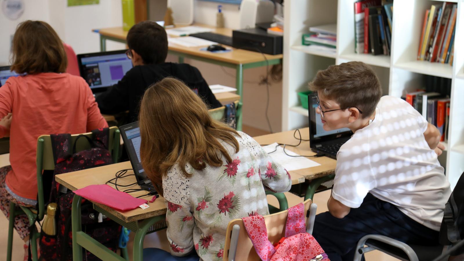 Alumnes a un centre educatiu de les Illes Balears.
