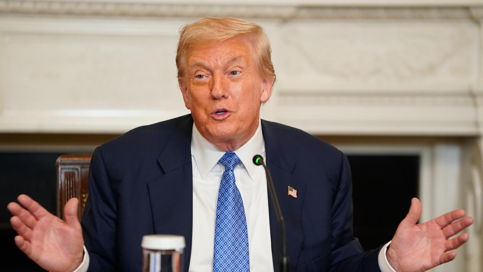 US President Donald Trump in a file photo.