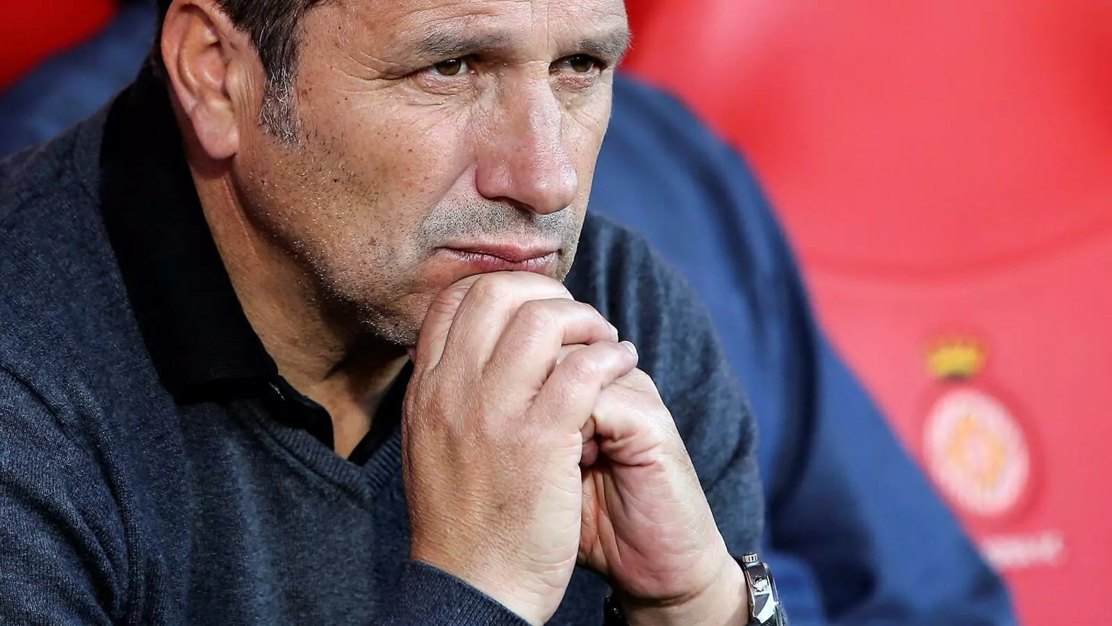 Eusebio Sacristán, entrenador del Girona.