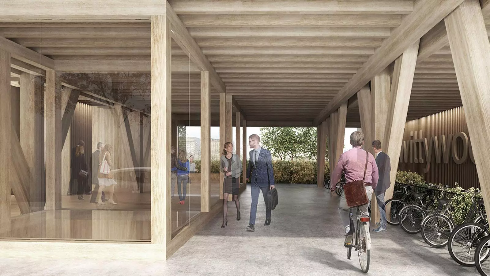 WittyWood serà el primer edifici d'oficines fet de fusta a Espanya