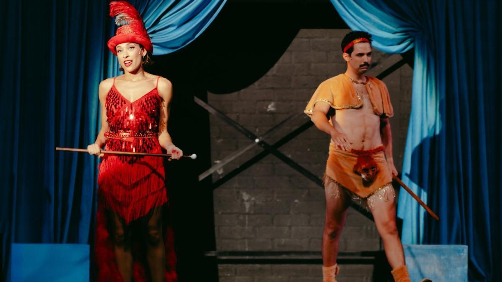 A scene from 'Doing La belle Hélène'