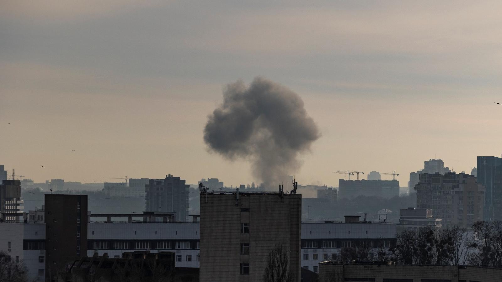 Explosions a Kíiv en el dia de cap d'any.