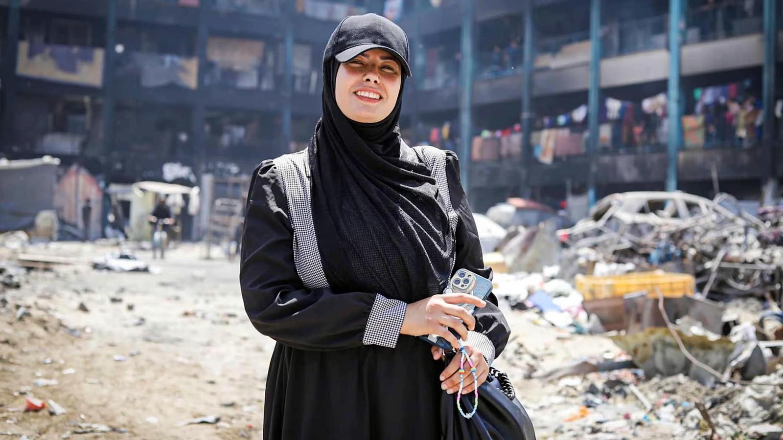 La fotoperiodista palestina Fatima Hassouna