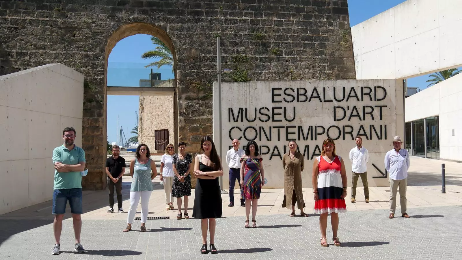 Els membres del patronat de la Fundació Es Baluard