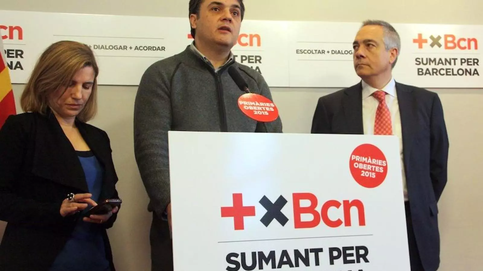 Carles Martí amb Pere Navarro en una imatge d'arxiu