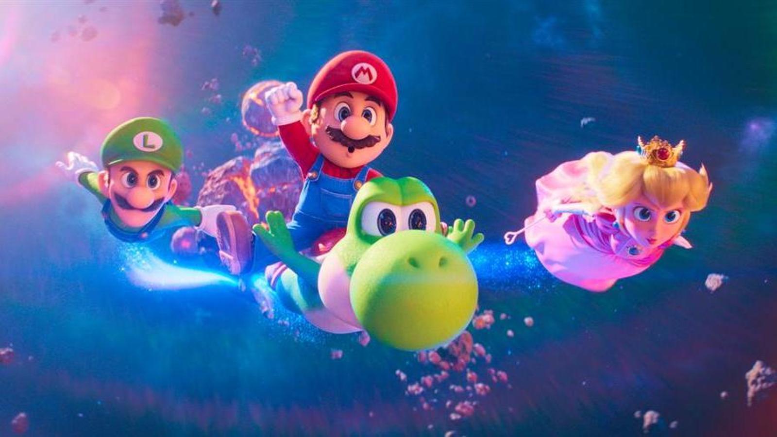 Frame from 'Super Mario Galaxy: The Movie'