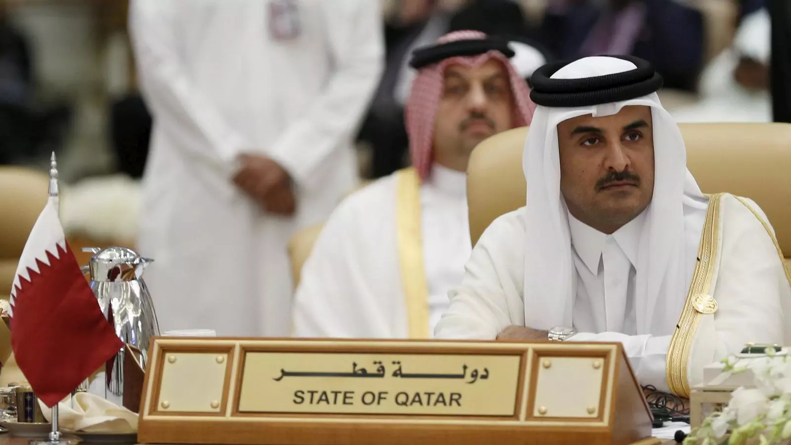El xeic Tamim bin Hamad Al Thani, actual emir de Qatar, en una imatge d'arxiu