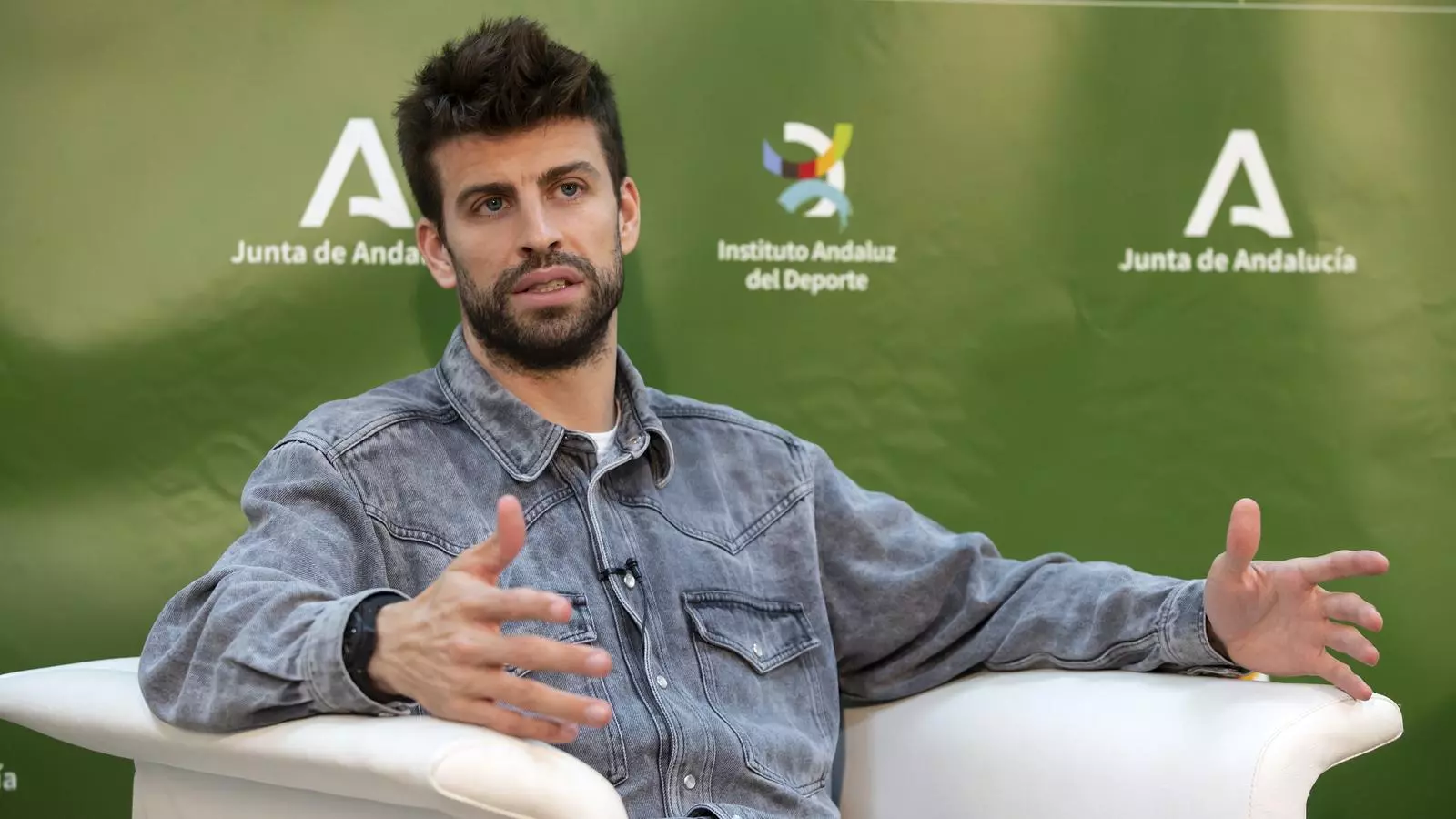 Gerard Piqué un una imatge d'arxiu