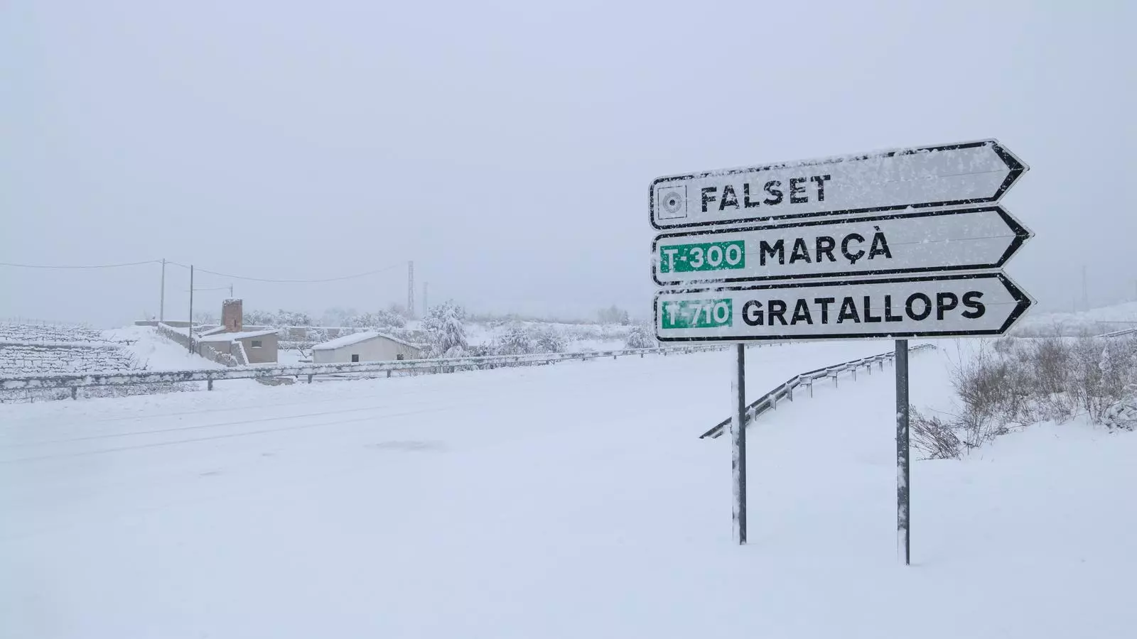 La carretera de Falset, ahir